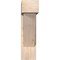 Ekena Millwork Traditional Block Smooth Bracket w/ Offset Brace, Douglas Fir, 7 1/2"W x 28"D x 28"H BKT0806X28X28TRA05SDF - alternate 4